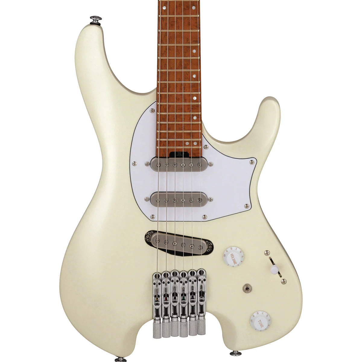 Đàn Guitar Điện Ibanez ICHI10 - Ichika Nito Signature SSS, Maple Fingerboard, Vintage White Matte
