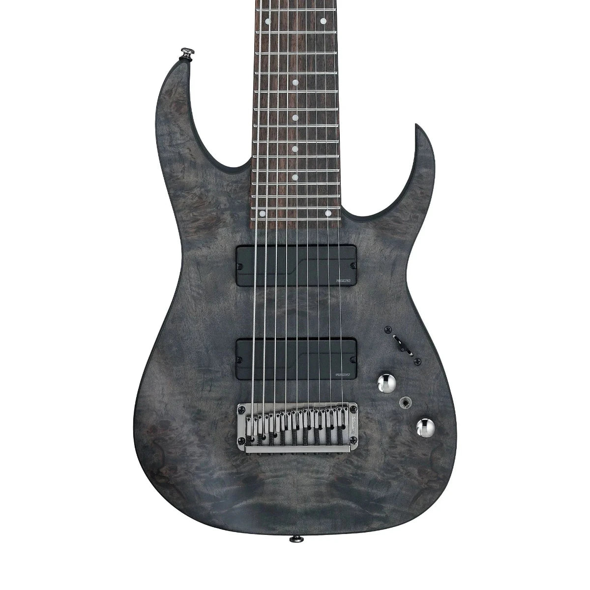Guitar Điện Ibanez RG9PB, Ebony Fingerboard, Transparent Gray Flat