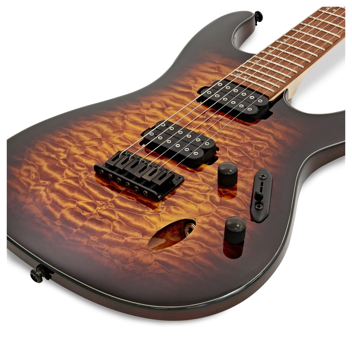 Guitar Điện Ibanez S621QM, Rosewood Fingerboard, Dragon Eye Burst