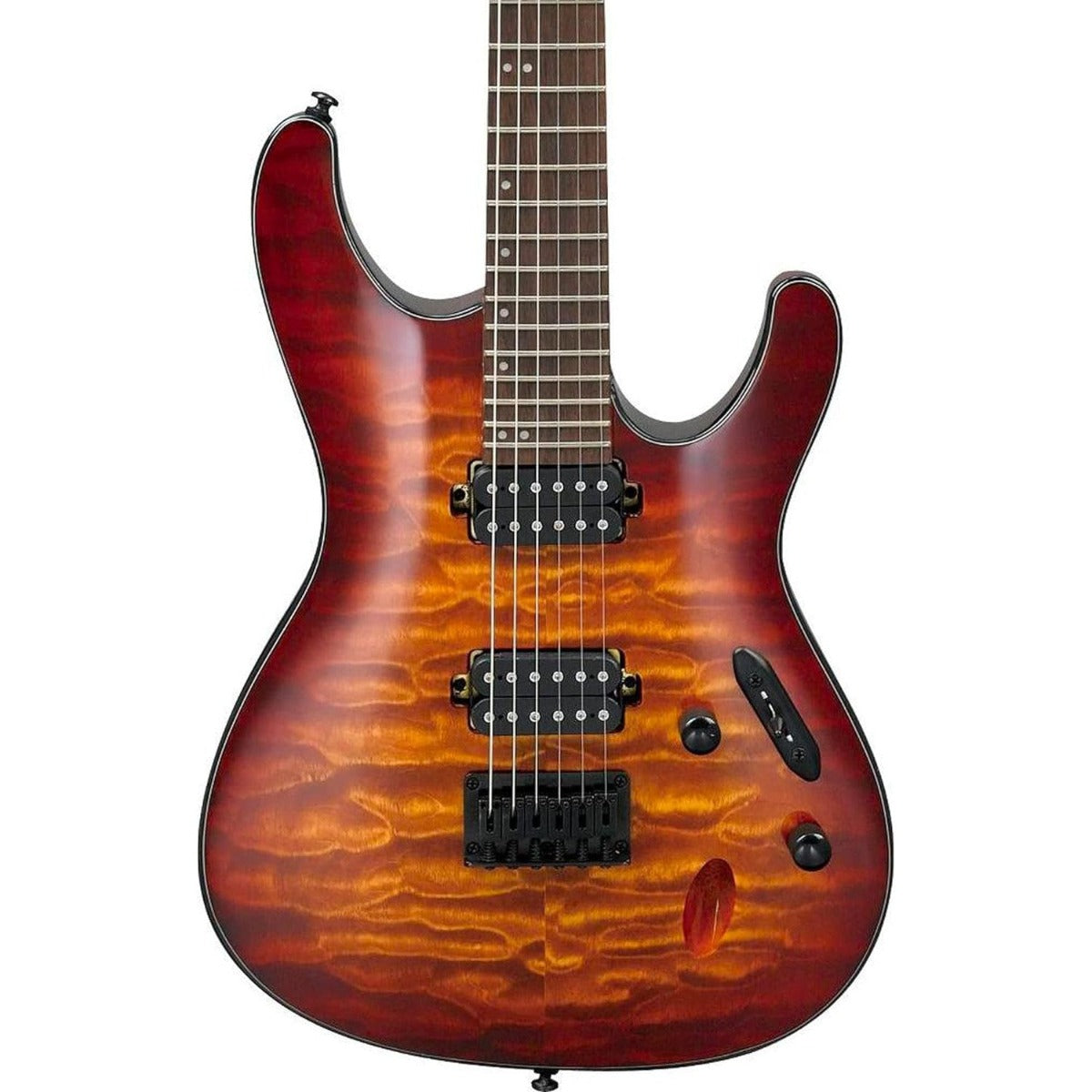 Guitar Điện Ibanez S621QM, Rosewood Fingerboard, Dragon Eye Burst