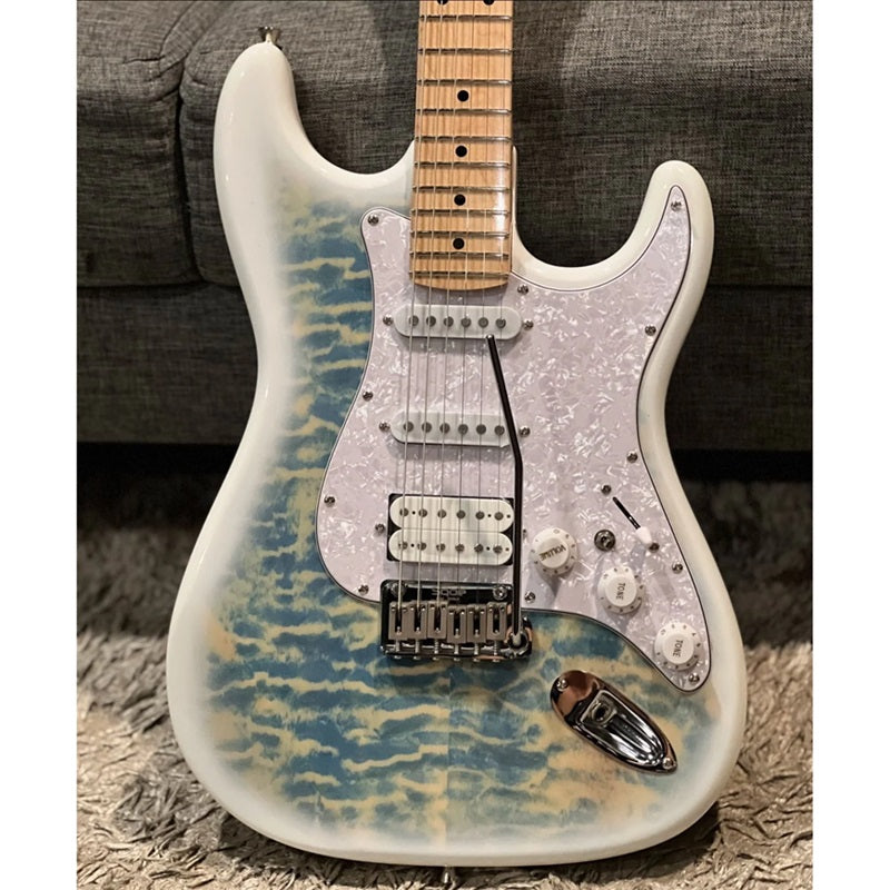 Đàn Guitar Điện Sqoe Limited Edition SEST699 HSS, Maple Fingerboard, Larimar Blue