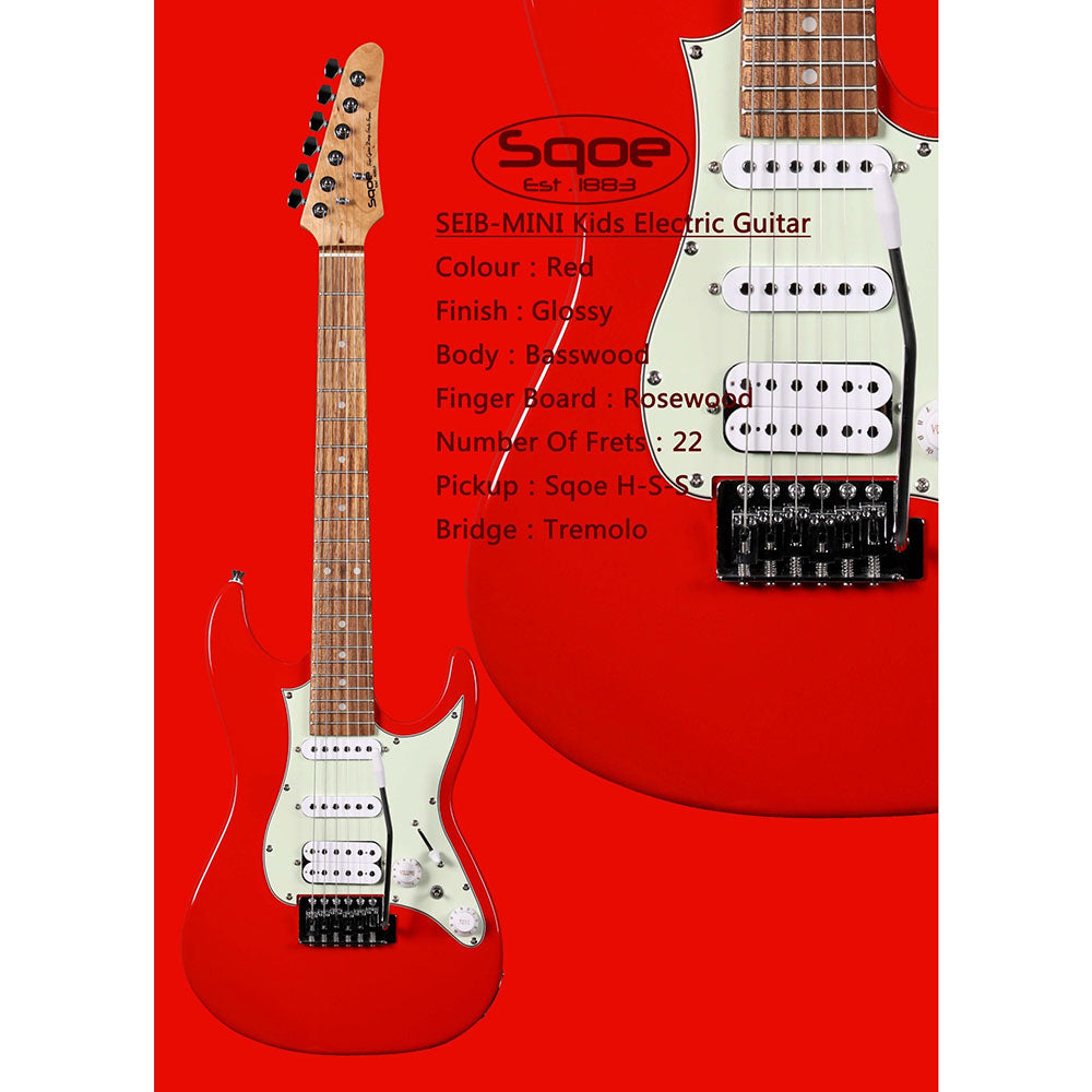 Đàn Guitar Điện Sqoe SEIB Mini