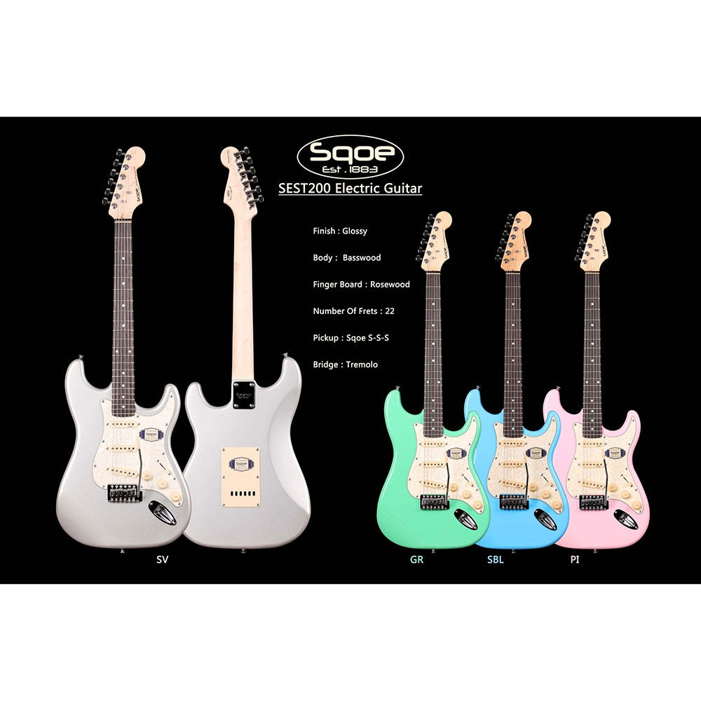 Đàn Guitar Điện Sqoe SEST200