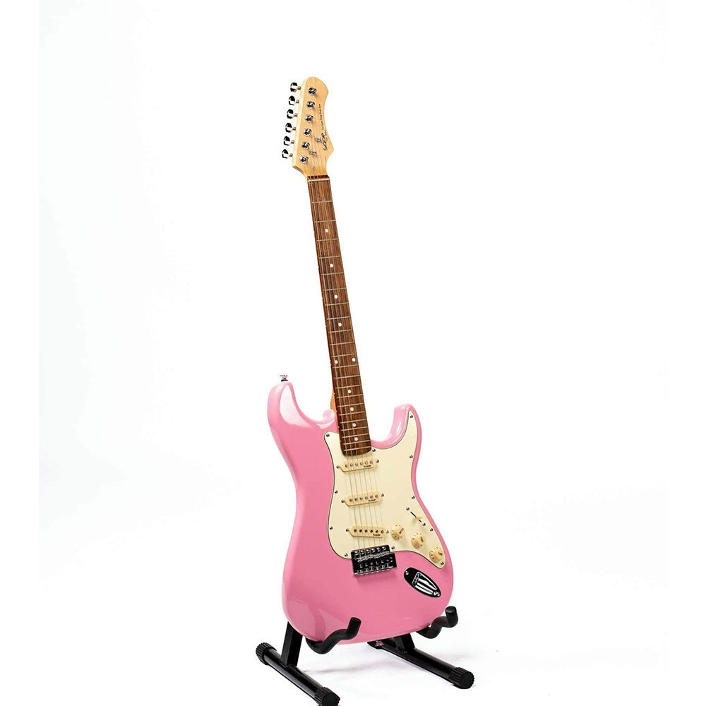 Đàn Guitar Điện Sqoe SEST200 Pink