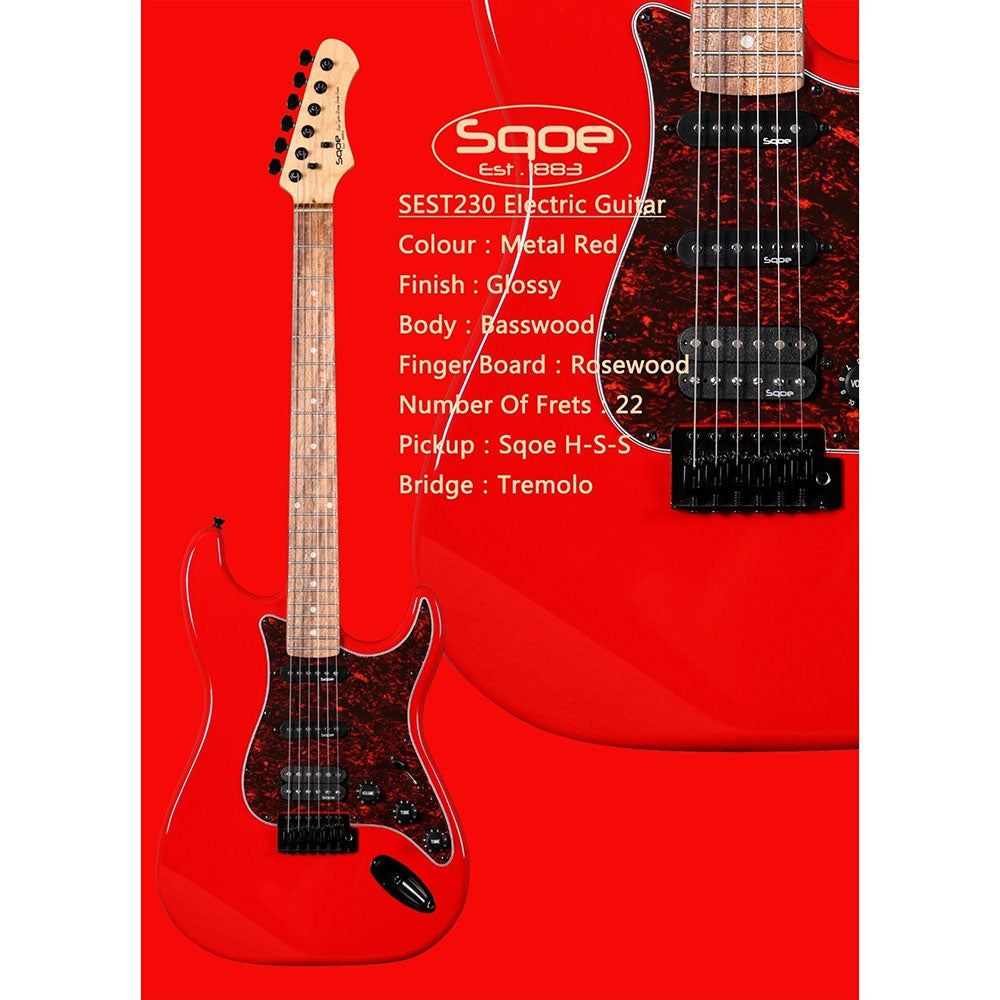 Đàn Guitar Điện Sqoe SEST230 Combo