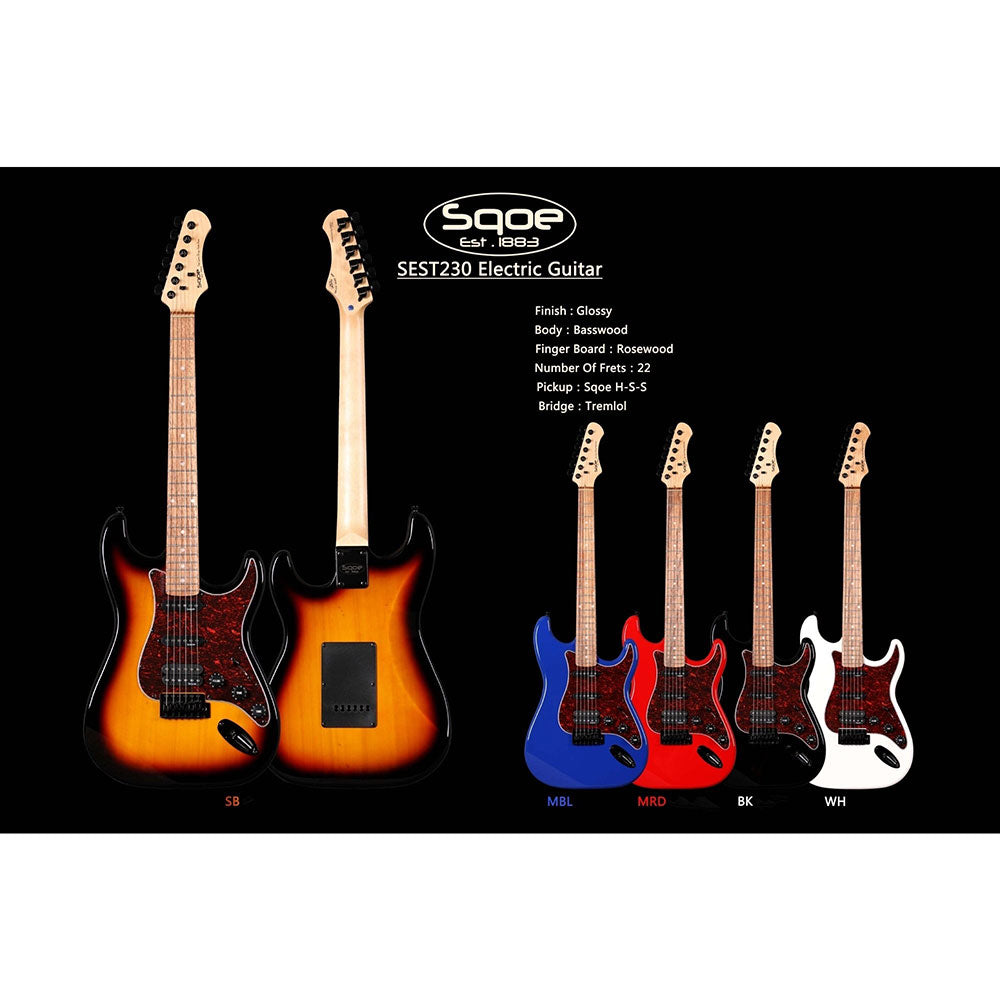 Đàn Guitar Điện Sqoe SEST230