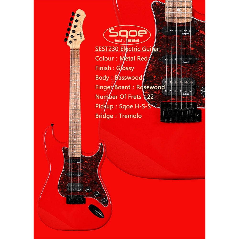 Đàn Guitar Điện Sqoe SEST230