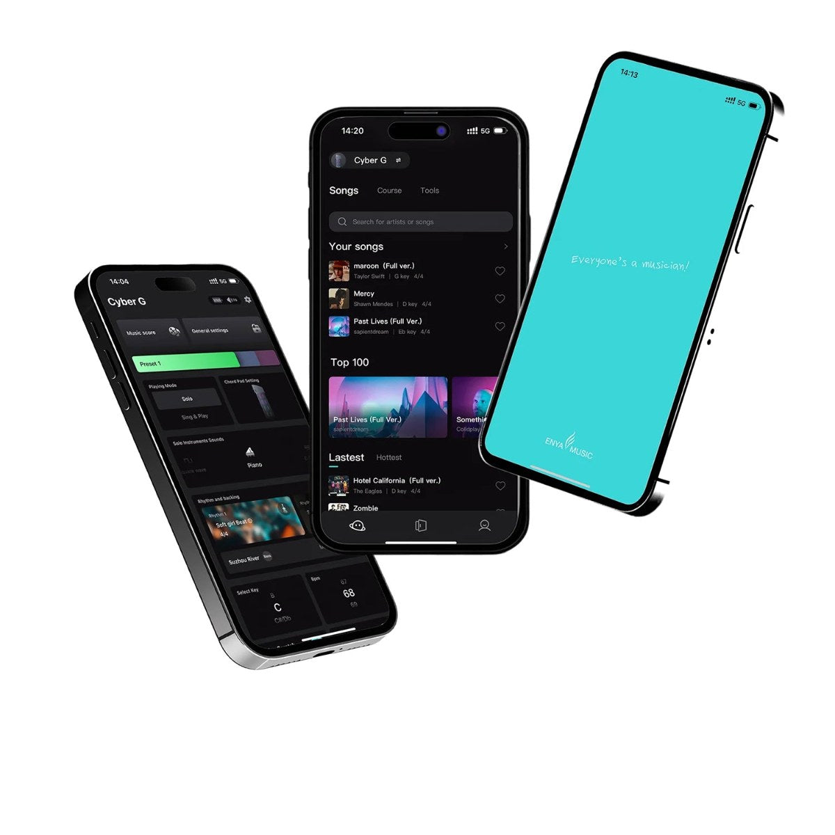 Ứng dụng Enya Music điều khiển Cyber-G Pocket