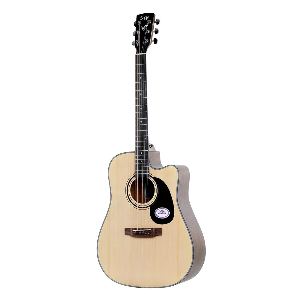 Đàn Guitar Saga SF600CE Acoustic, Natural w/Bag