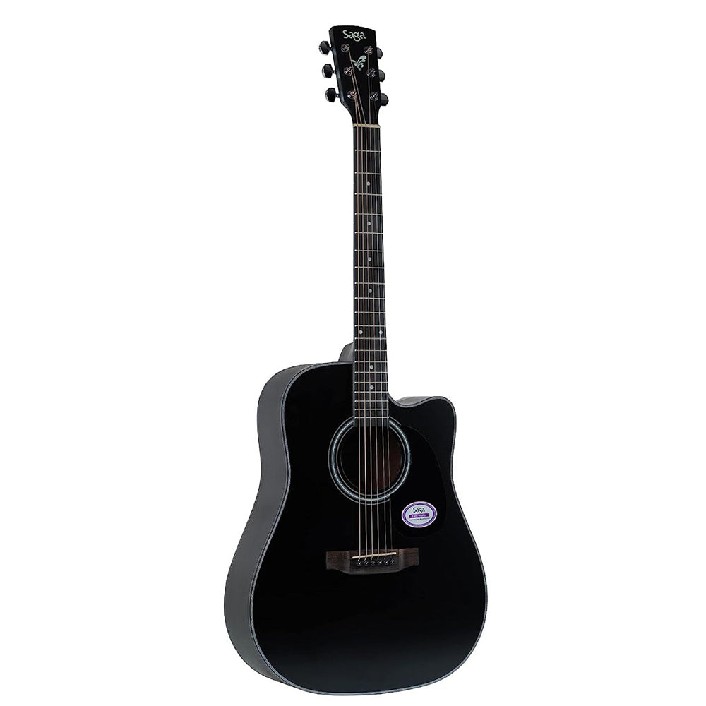 Đàn Guitar Saga SF600CE Acoustic, Black