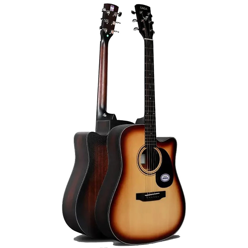 Đàn Guitar Saga SF600CE Acoustic, Sunburst w/Bag