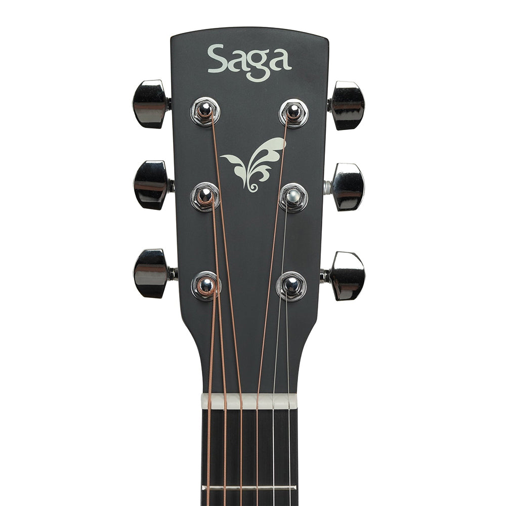 Đàn Guitar Saga SF600CE Acoustic, Black