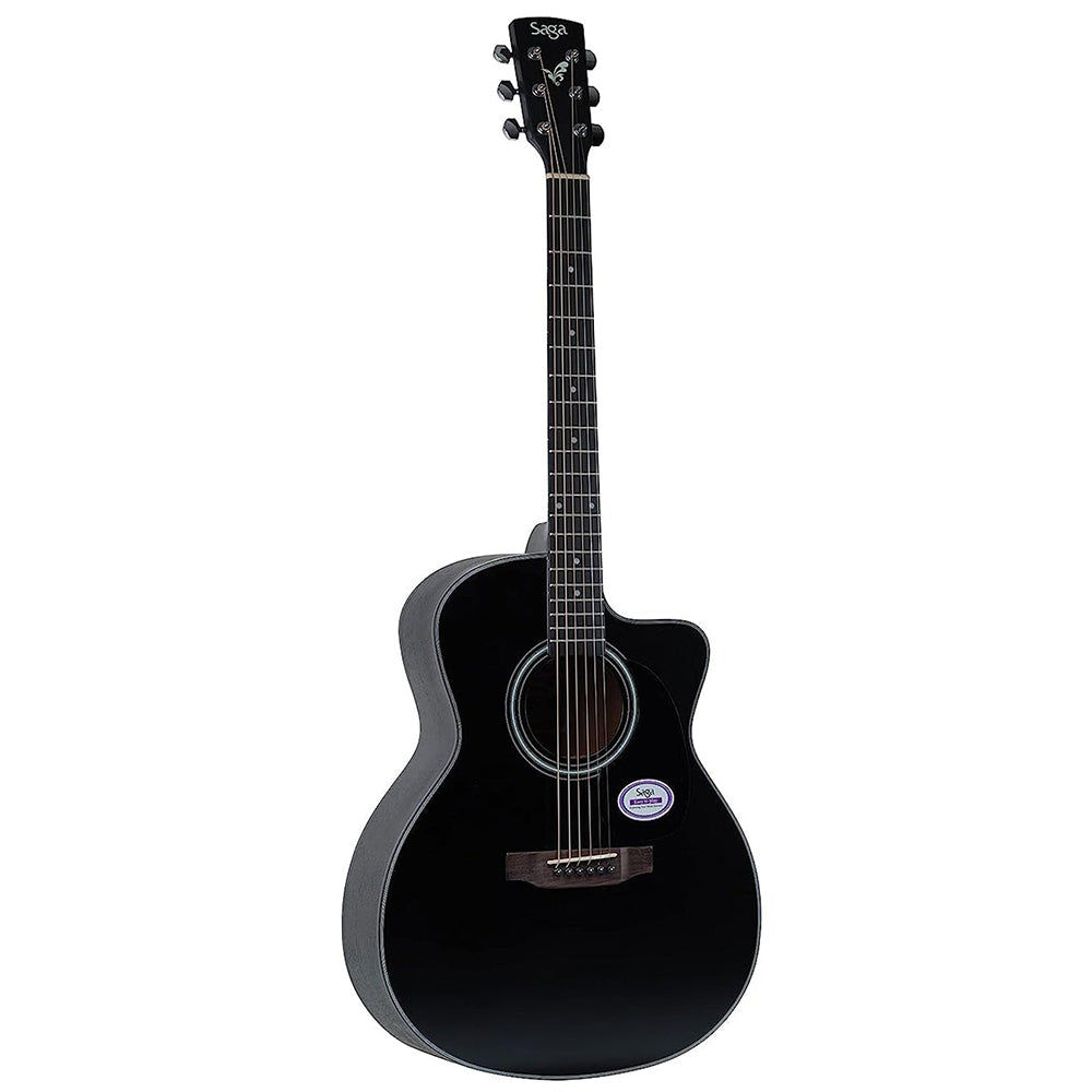 Đàn Guitar Saga SF600GC Acoustic, Black