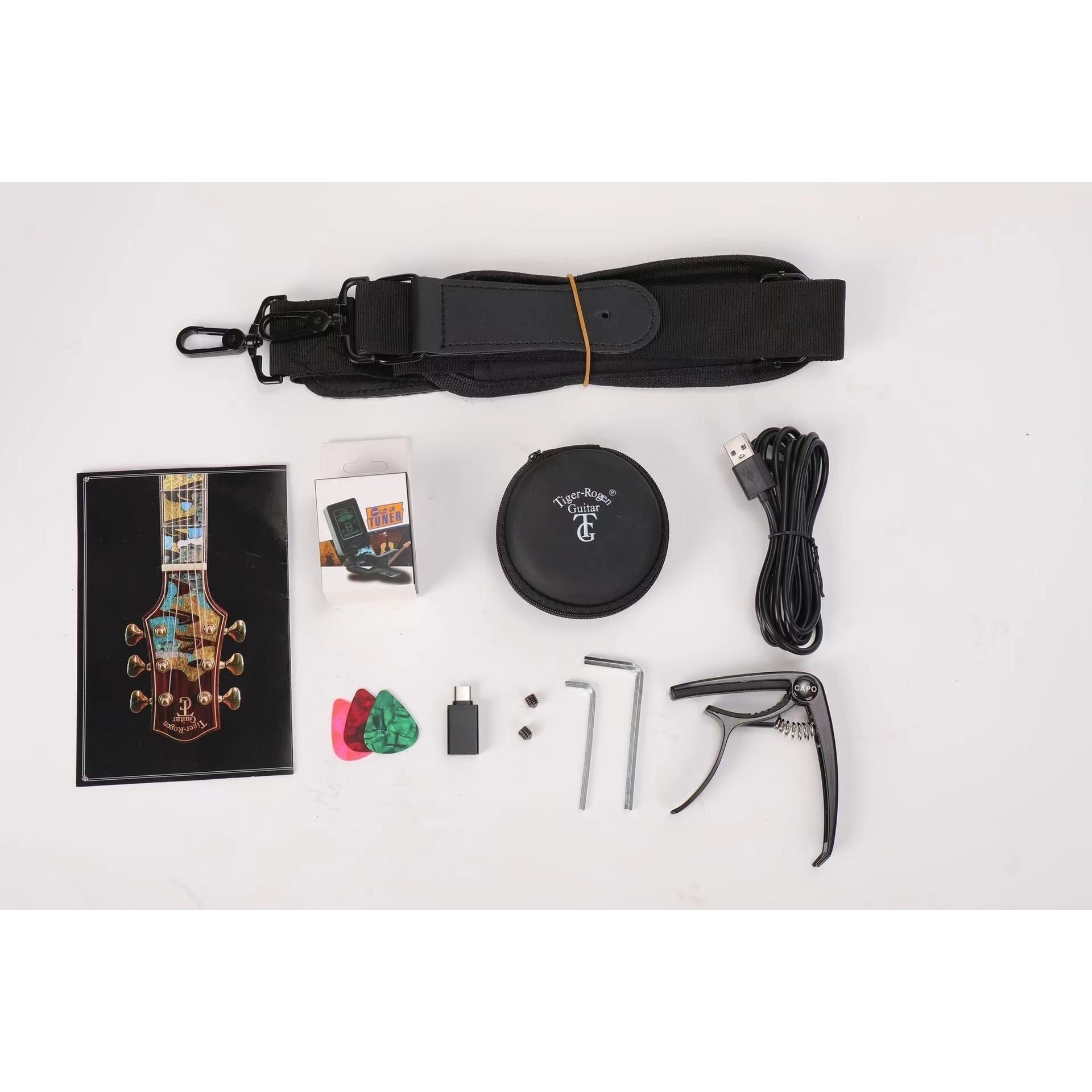 Đàn Guitar Silent Acoustic Tiger Rogen