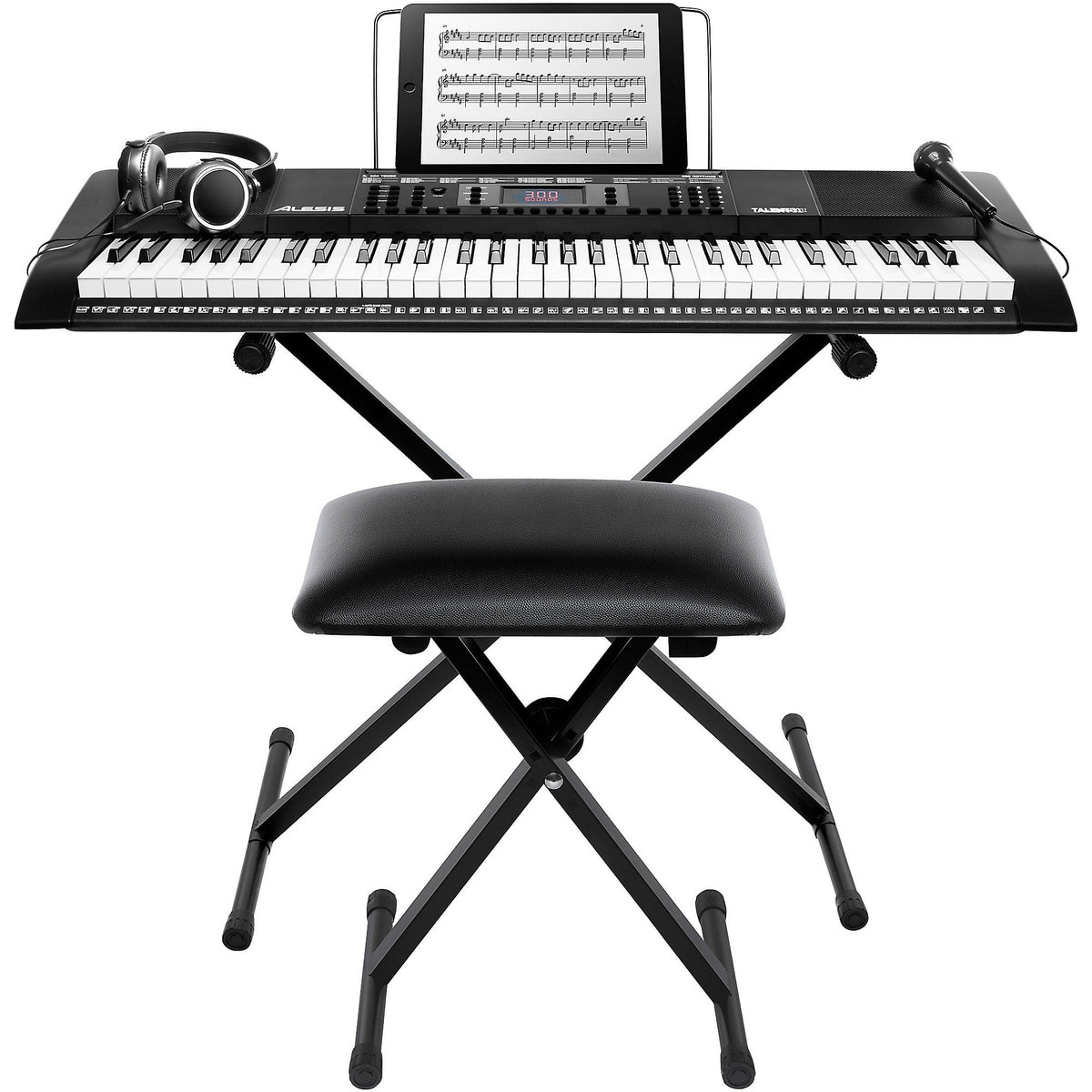 Đàn Organ Alesis Talent 61 - góc nghiêng