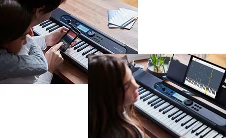 Đàn Organ Casio CT-S400 - cận cảnh chi tiết (Đen)