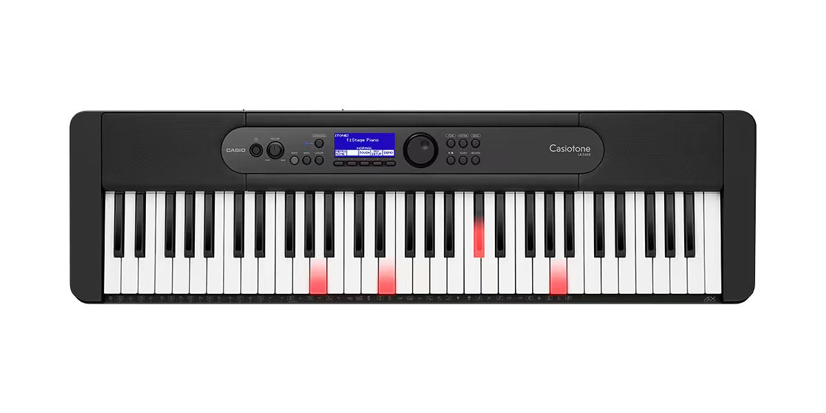 Đàn Organ Casio LK-S450 - góc nghiêng (Đen)