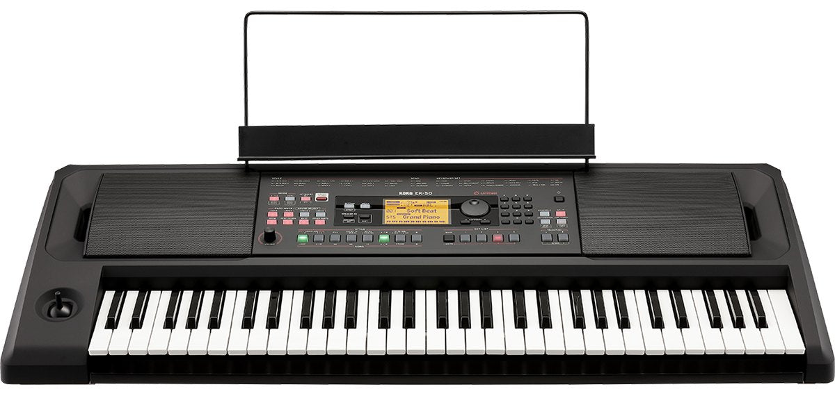 Đàn Organ Korg EK-50 Limitless - góc nghiêng (Đen)