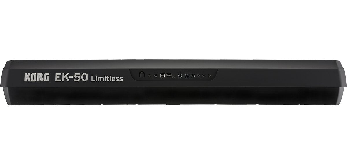 Đàn Organ Korg EK-50 Limitless - mặt sau, cổng kết nối (Đen)