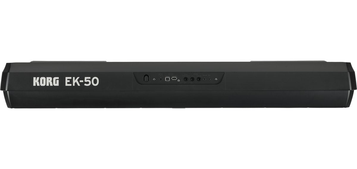 Đàn Organ Korg EK-50 - mặt sau, cổng kết nối