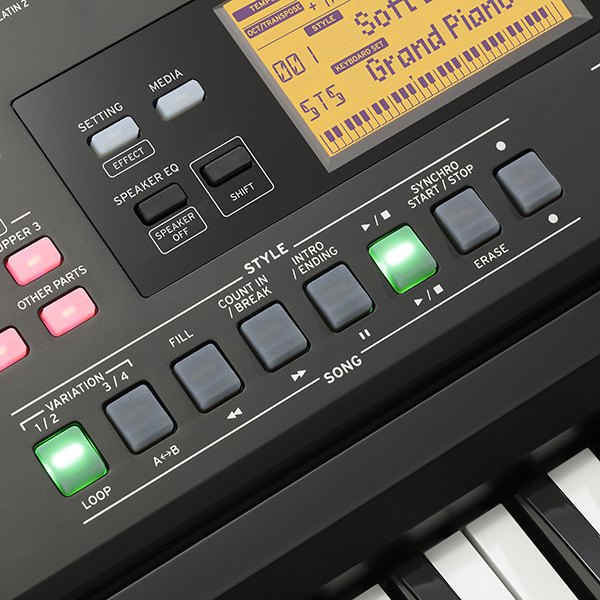 Đàn Organ Korg EK-50 - cận cảnh chi tiết