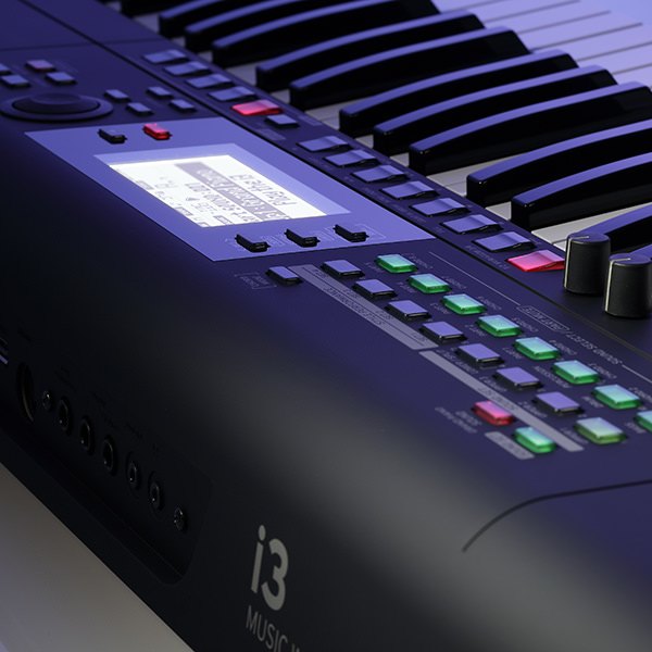 Đàn Organ Korg i3 - cận cảnh chi tiết