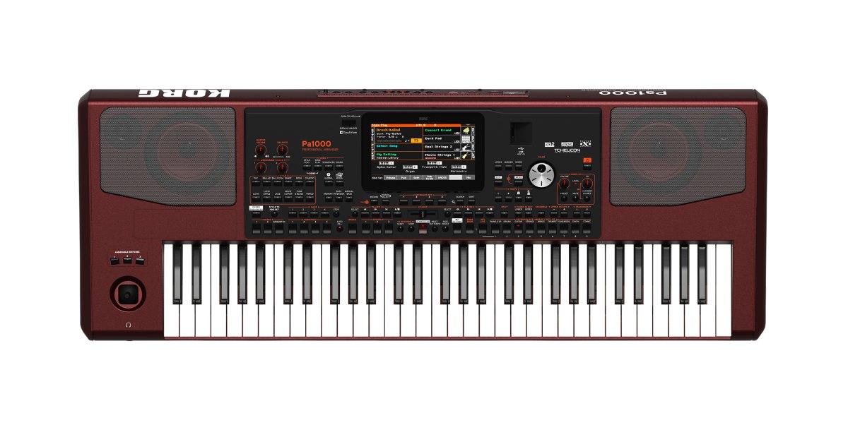 Đàn Organ Korg Pa1000 - góc nghiêng
