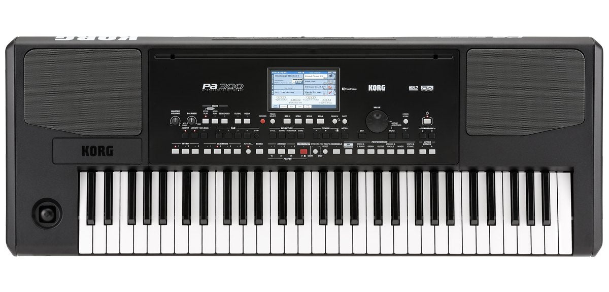 Đàn Organ Korg Pa300 - góc nghiêng