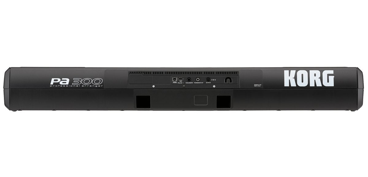 Đàn Organ Korg Pa300 - mặt sau, cổng kết nối