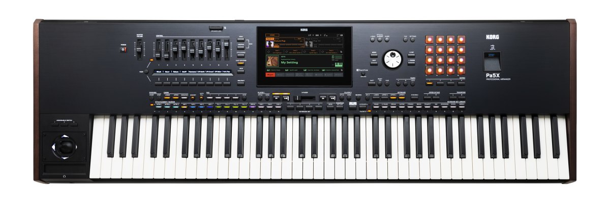 Đàn Organ Korg Pa5X - bảng điều khiển