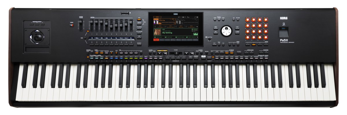 Đàn Organ Korg Pa5X - bảng điều khiển