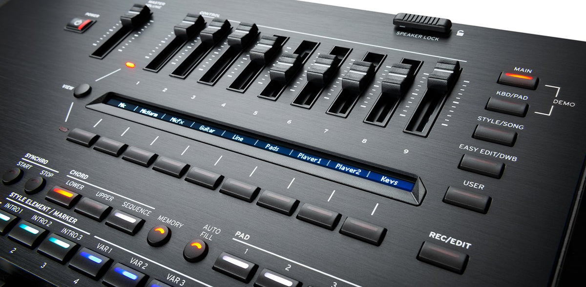 Đàn Organ Korg Pa5X - cận cảnh chi tiết