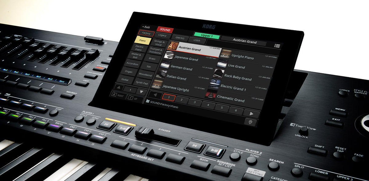 Đàn Organ Korg Pa5X - cận cảnh chi tiết