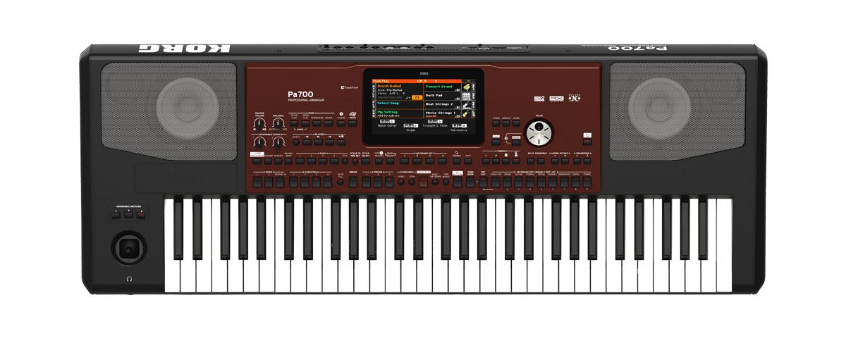 Đàn Organ Korg Pa700 - góc nghiêng