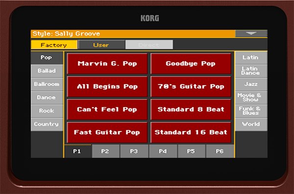 Đàn Organ Korg Pa700 - cận cảnh chi tiết