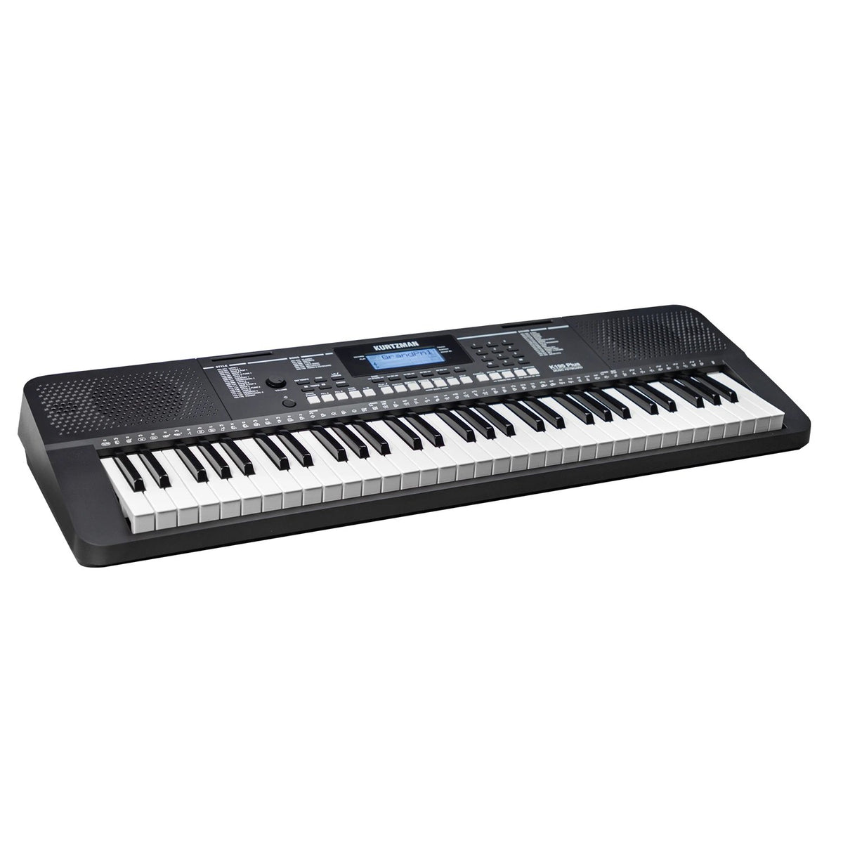 Đàn Organ Kurtzman K195 Plus - góc nghiêng (Đen)