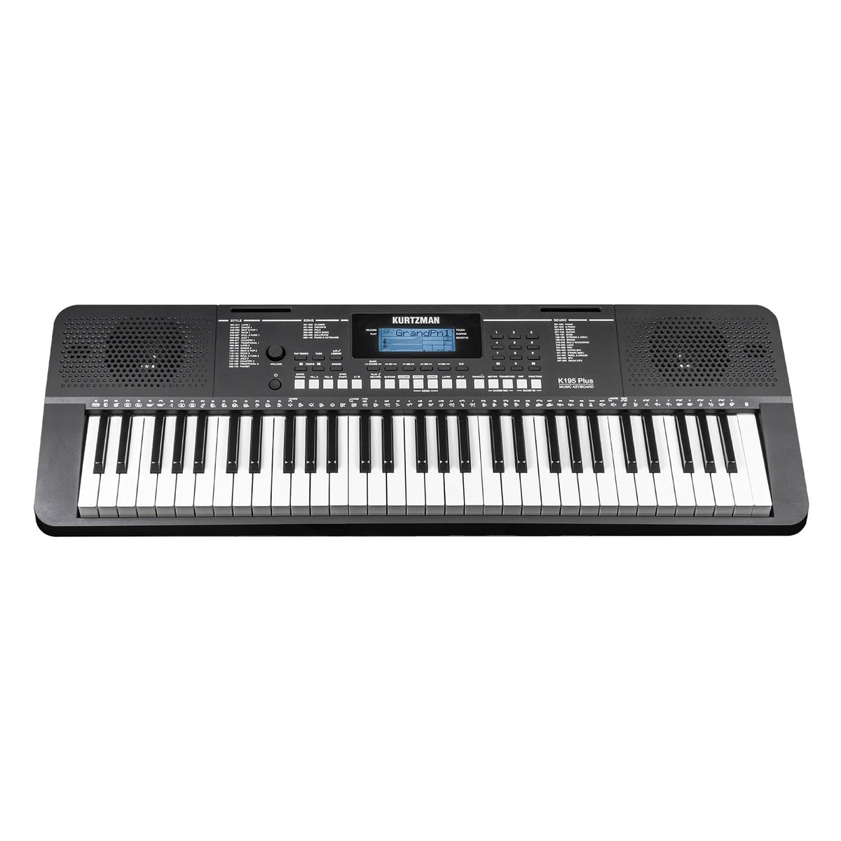 Đàn Organ Kurtzman K195 Plus - góc nghiêng (Đen)