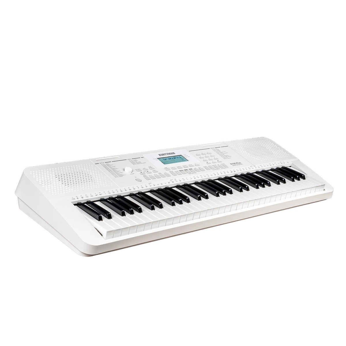 Đàn Organ Kurtzman K195 Plus - góc nghiêng (Trắng)