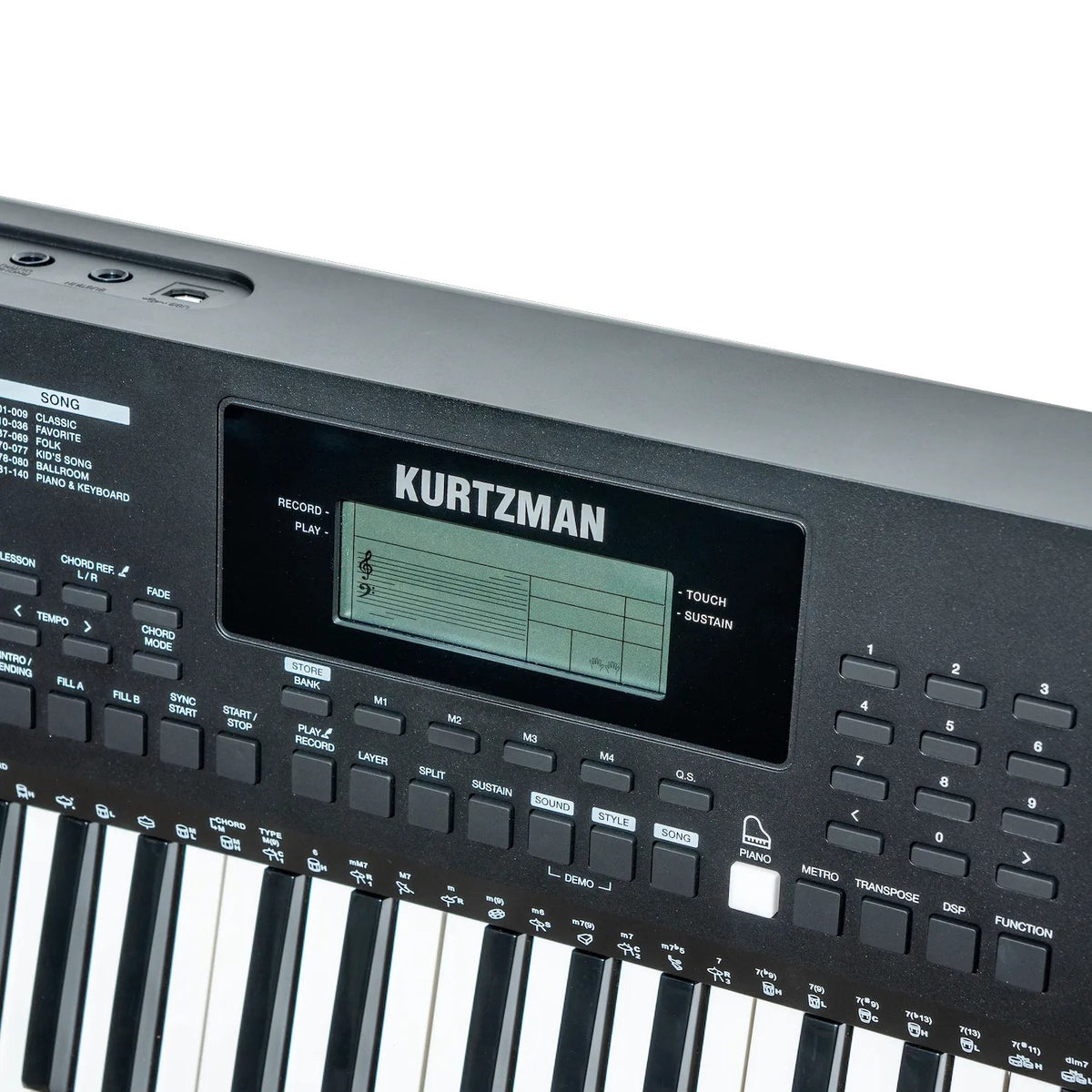 Đàn Organ Kurtzman K195 - bảng điều khiển
