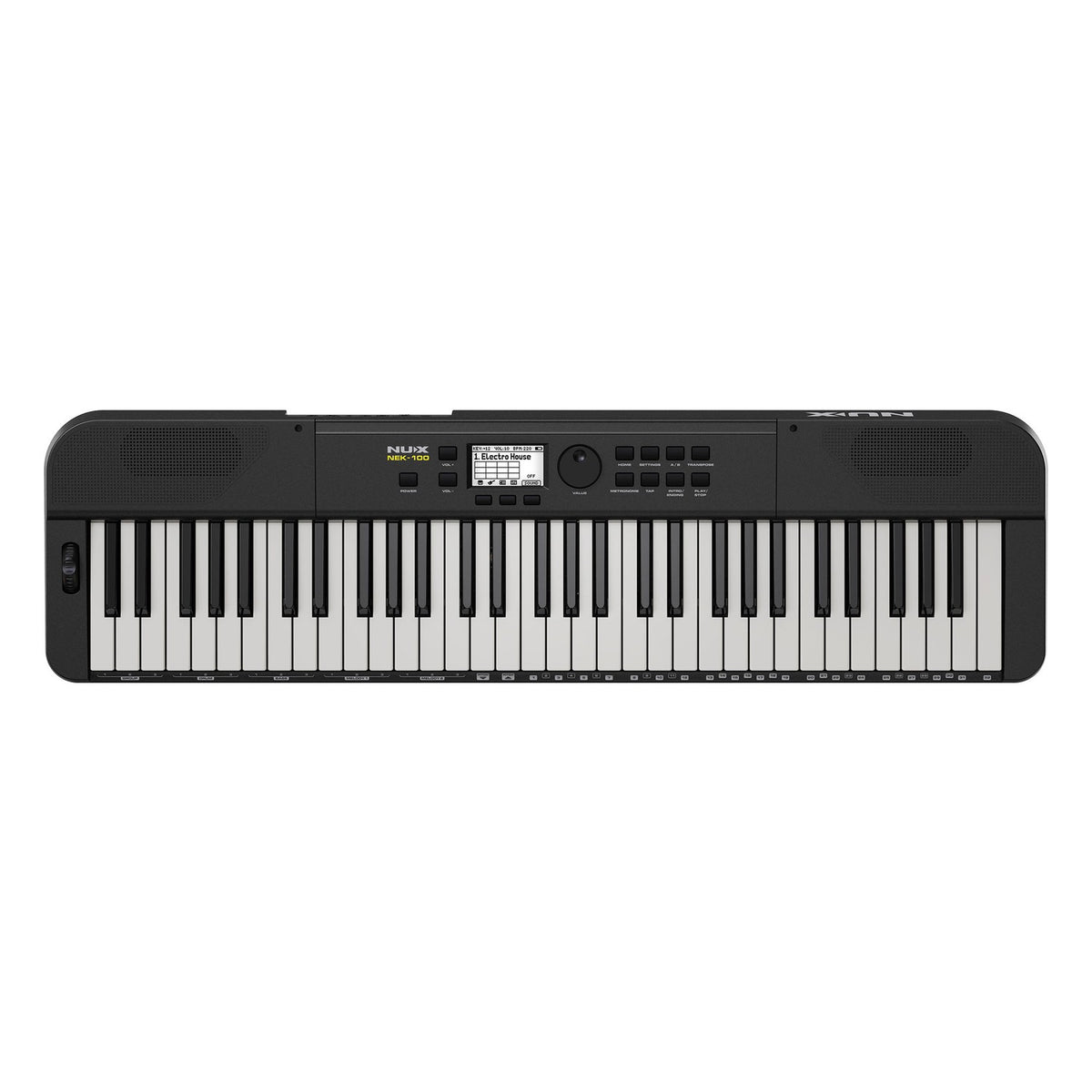 Đàn Organ Nux NEK100 Black (Đen)