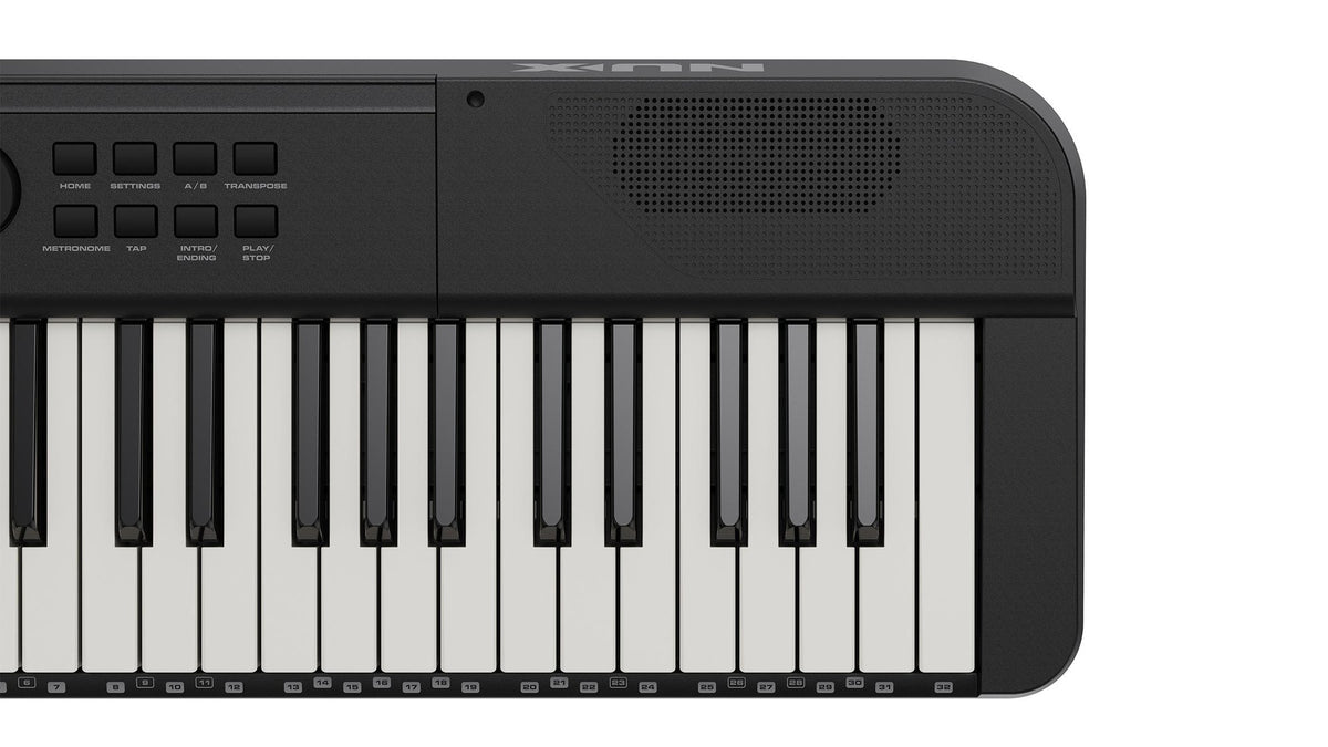 Đàn Organ Nux NEK100 Black - bảng điều khiển (Đen)