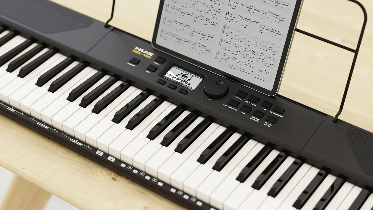 Đàn Organ Nux NEK100 Black - không gian sử dụng (Đen)