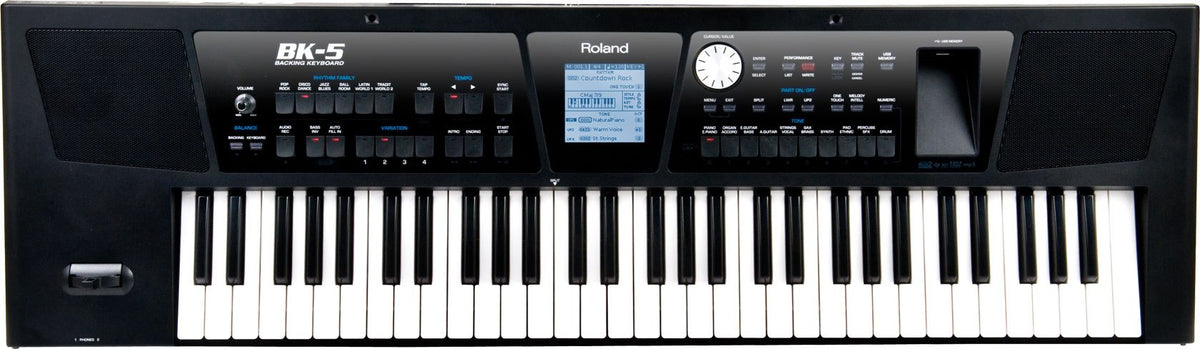 Đàn Organ Roland BK-5 - bảng điều khiển
