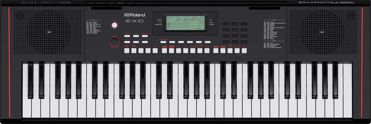 Đàn Organ Roland EX10 - bảng điều khiển