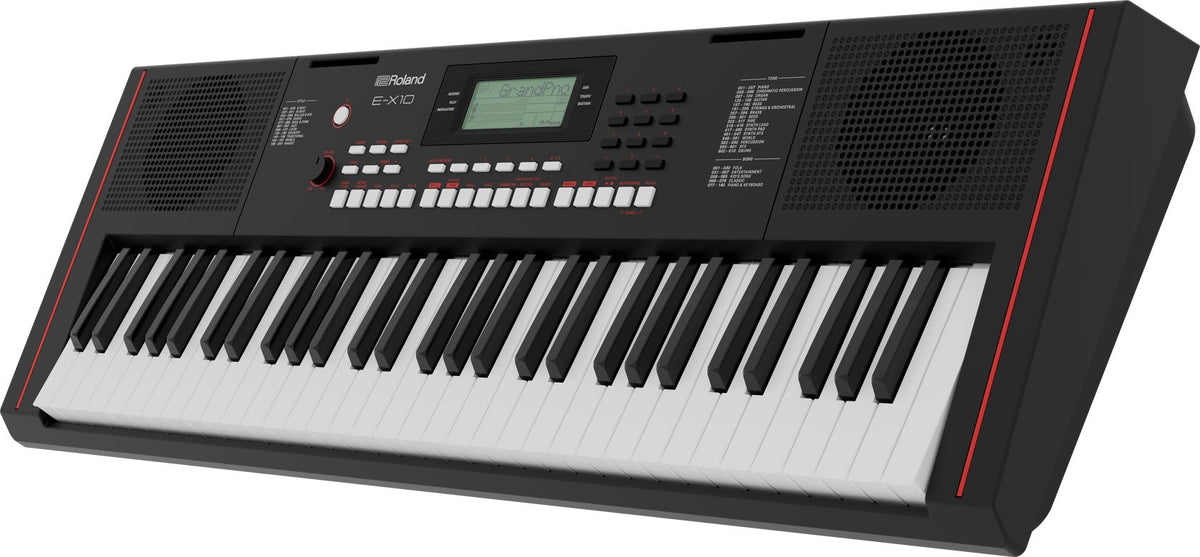 Đàn Organ Roland EX10 - góc nghiêng