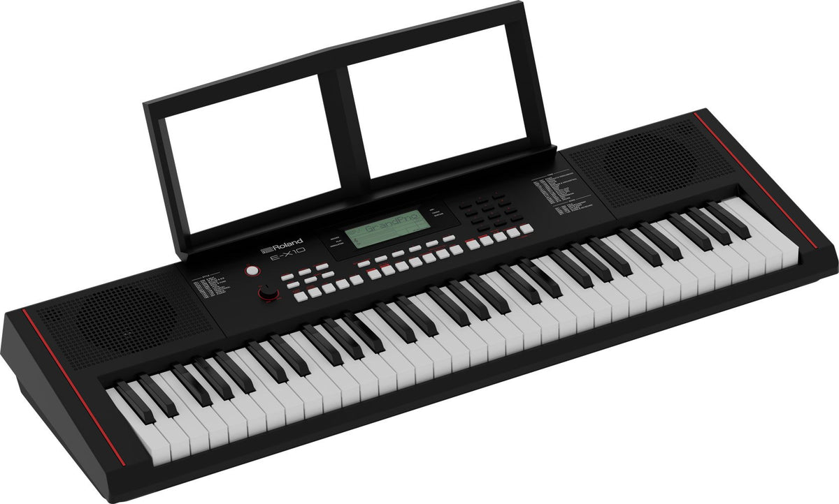 Đàn Organ Roland EX10 - góc nghiêng