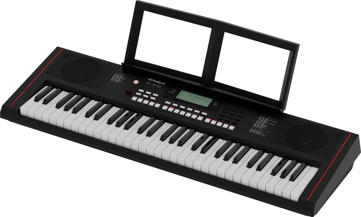 Đàn Organ Roland EX10 - góc nghiêng
