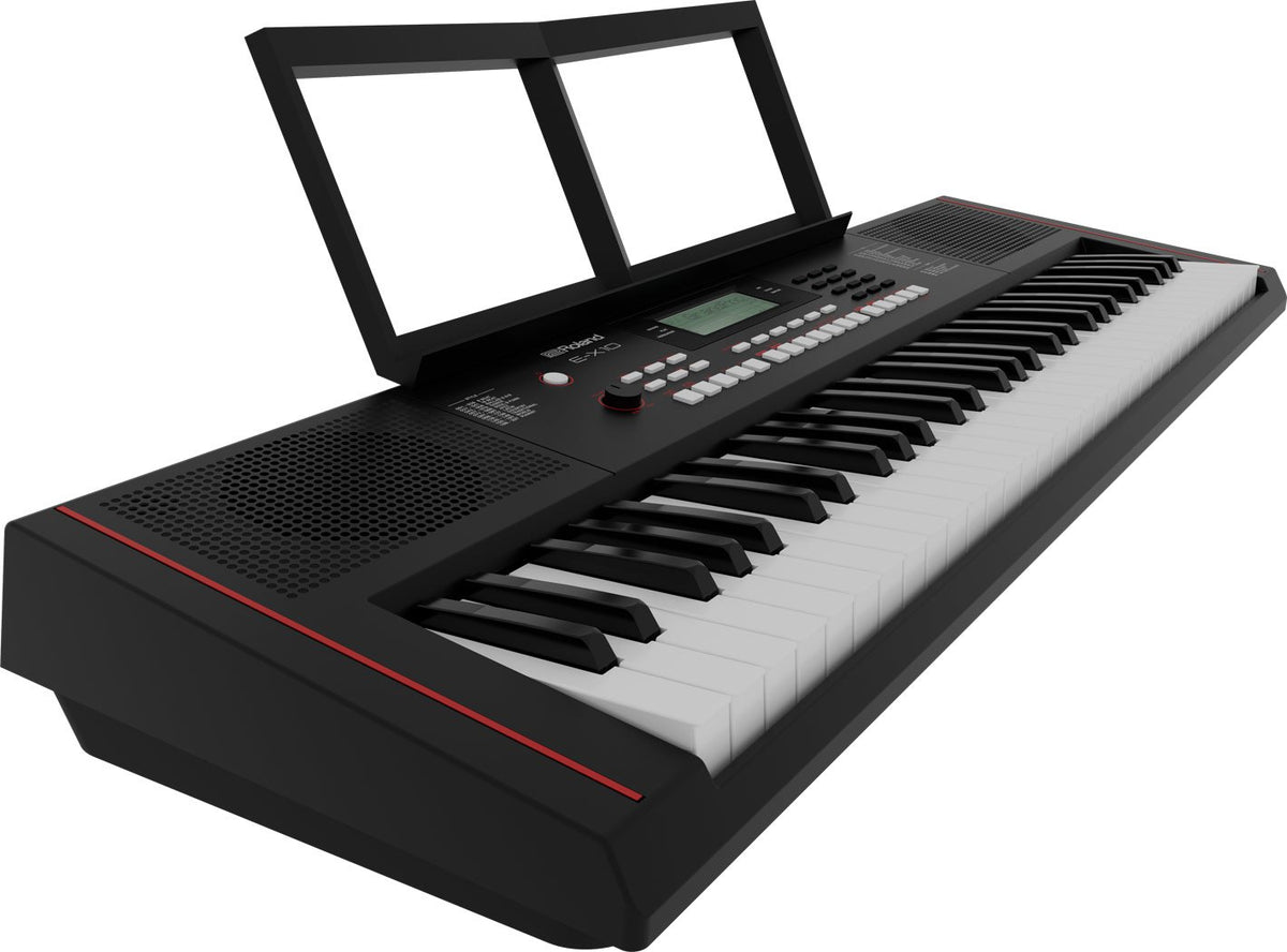 Đàn Organ Roland EX10 - góc nghiêng