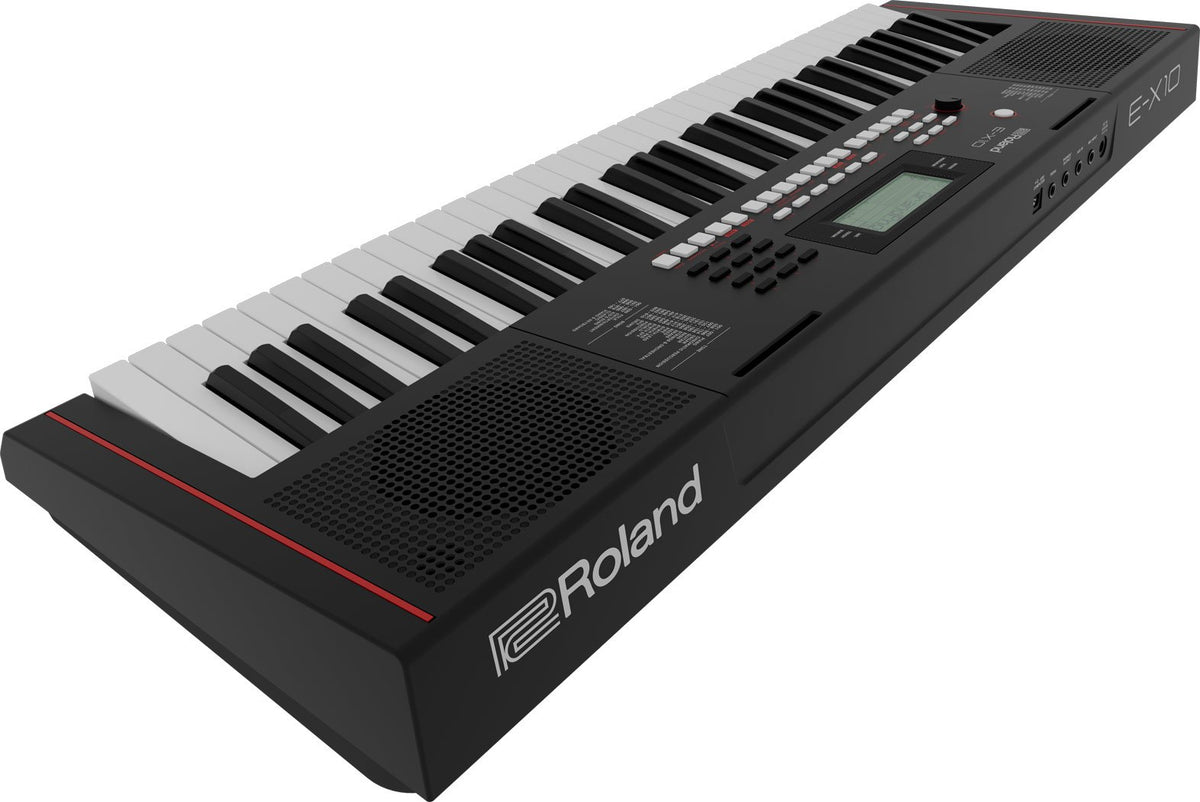 Đàn Organ Roland EX10 - mặt sau, cổng kết nối