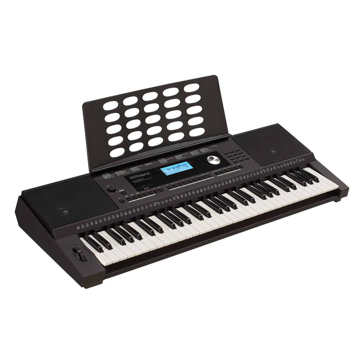 Đàn Organ Roland E-X20A - góc nghiêng